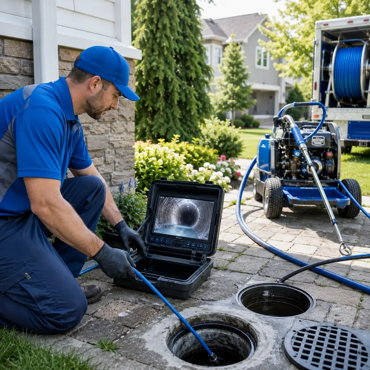 Outdoor drain cleaning professionals serving Walnut Cove, NC